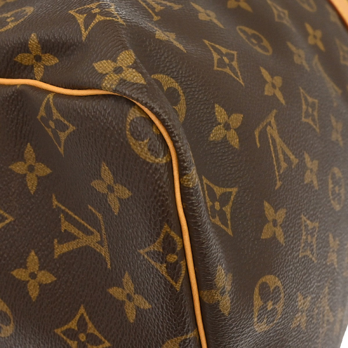 Louis Vuitton Keepall Monogram Canvas, Brown, Canvas, Travel Bag