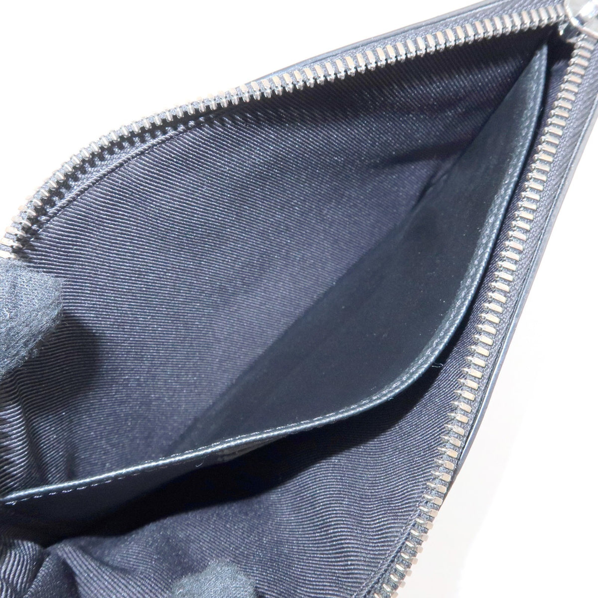 Louis Vuitton Discovery Pochette Monogram Eclipse Canvas, Black, Canvas, Clutch