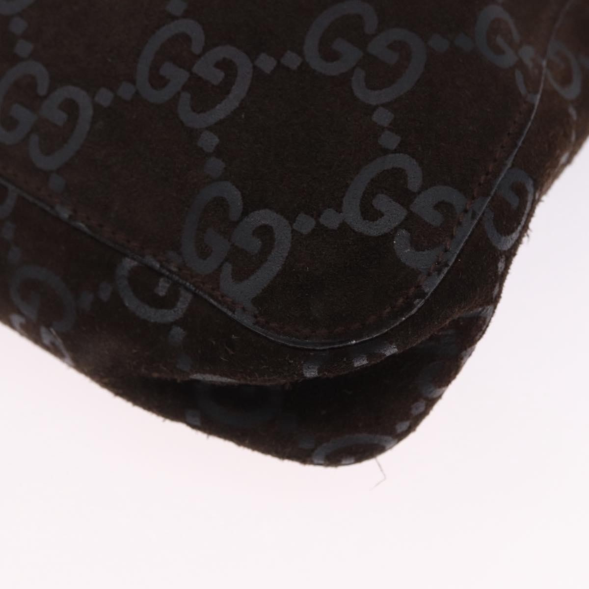 Gucci Vintage Hobo GG Suede, Multicolour, Suede, Shoulder Bag