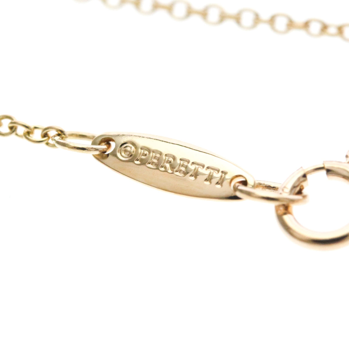 Tiffany & Co. Elsa Peretti Diamonds By The Yard Pendant 18K Rose Gold with Pear-Shaped Diamond, Gold, Pink Gold, Necklace