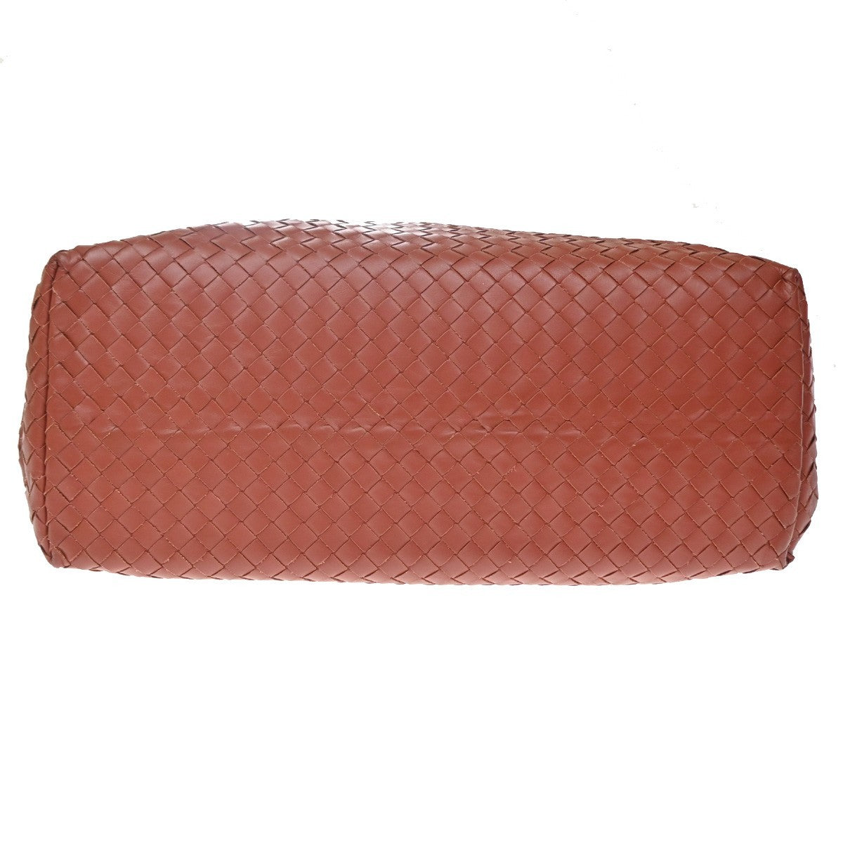 Bottega Veneta Belted Tote Intrecciato Nappa, Red, Leather, Tote Bag