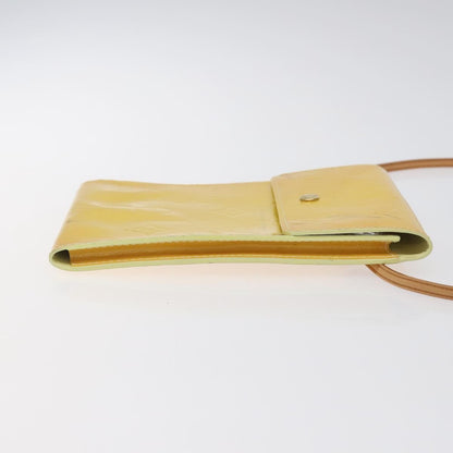 Louis Vuitton Kenmare Shoulder Patent leather, Yellow, Patent Leather, Clutch