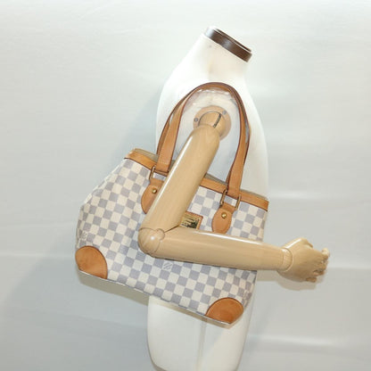Louis Vuitton Hampstead Damier, White, Canvas, Tote Bag