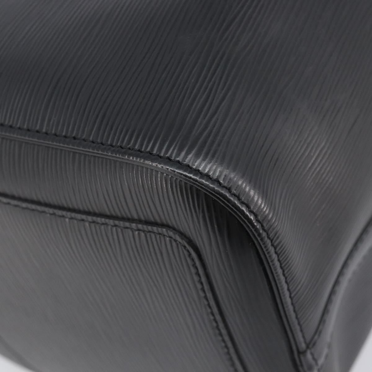 Louis Vuitton Keepall Epi Leather, Black, Leather, Travel Bag