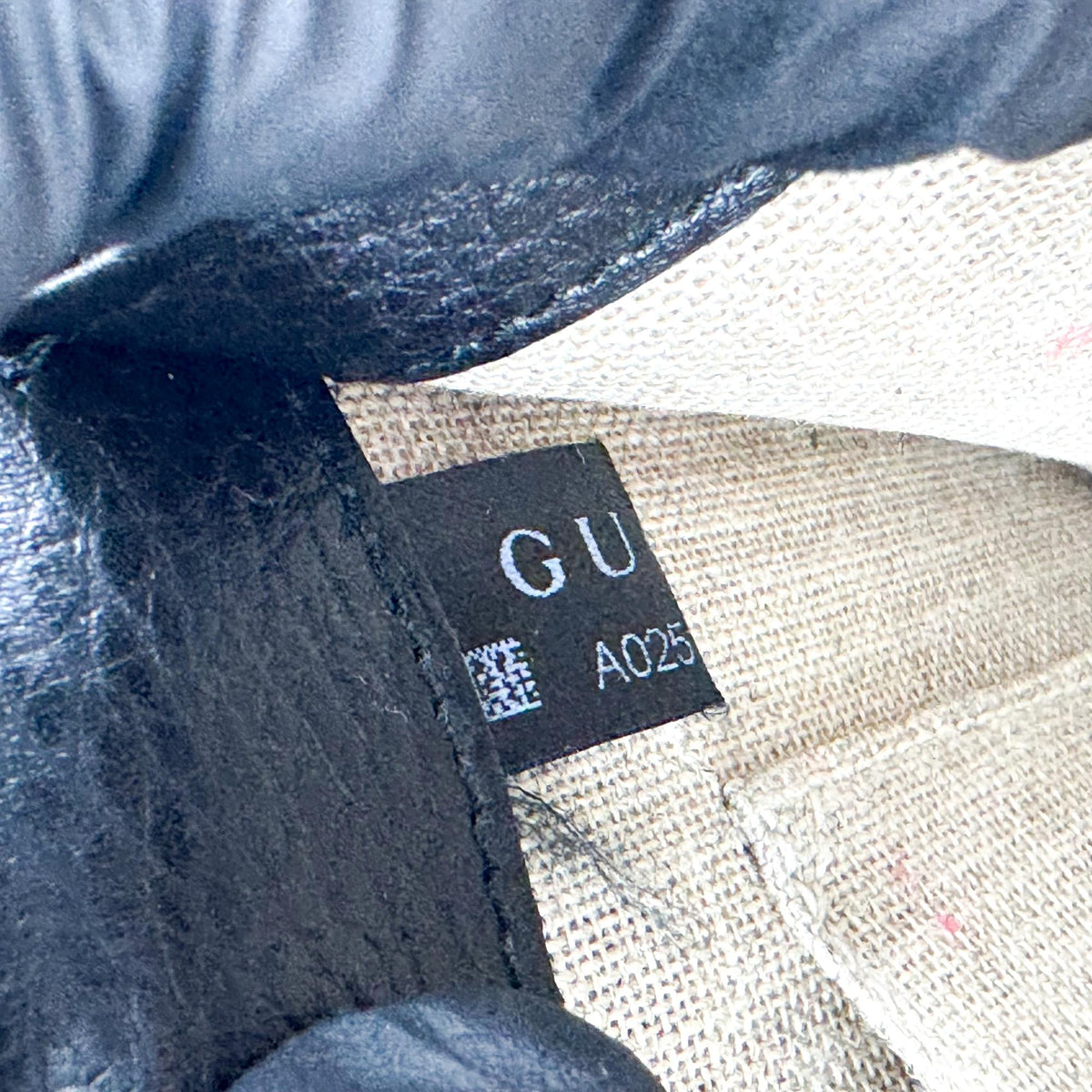 Gucci Interlocking Leather, Black, Leather, Shoulder Bag