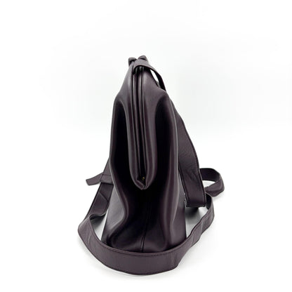 Bottega Veneta Point Leather, Purple, Leather, Shoulder Bag