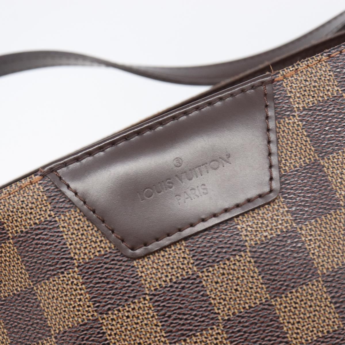 Louis Vuitton Cabas Rivington Damier, Brown, Canvas, Tote Bag