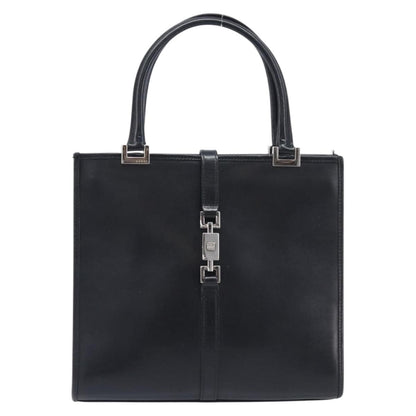 Gucci Jackie Leather, Black, Leather, Tote Bag