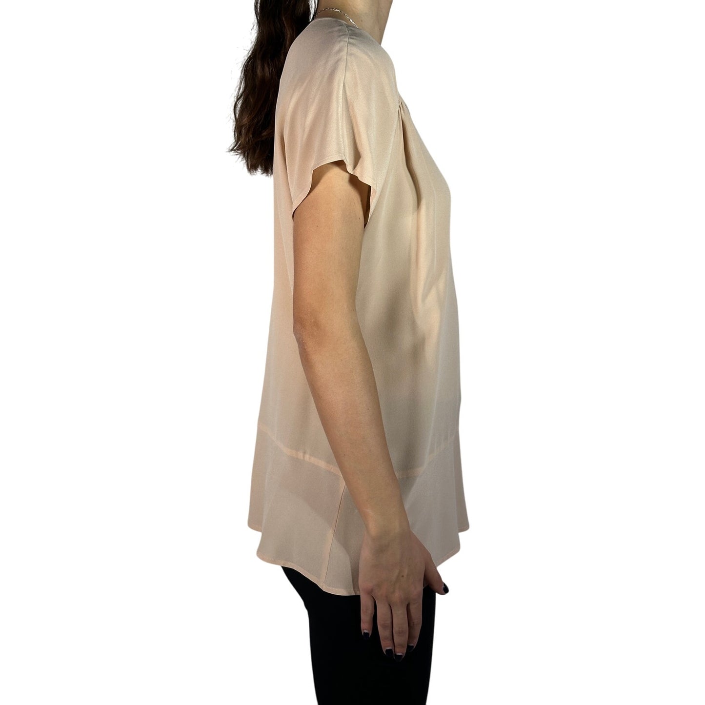 DRIES VAN NOTEN Ruched Blouse Gray