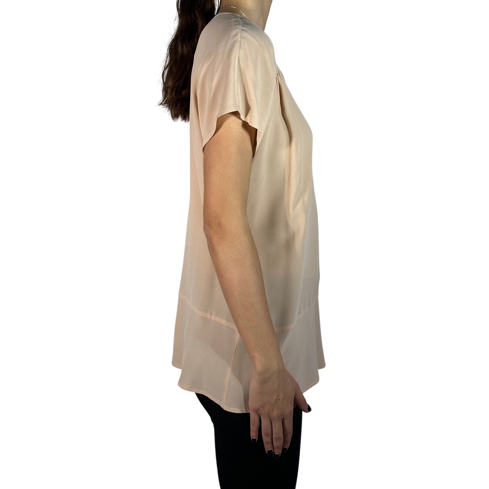 DRIES VAN NOTEN Ruched Blouse Gray