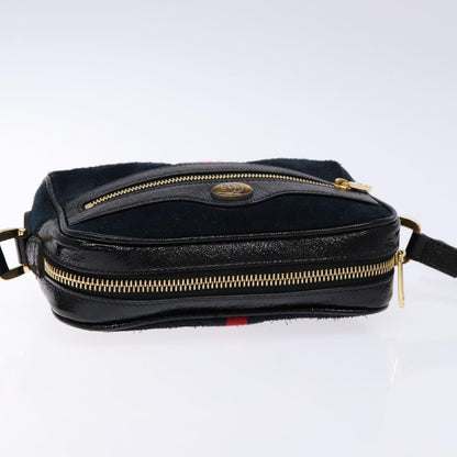 Gucci Ophidia Suede, Navy, Suede, Shoulder Bag