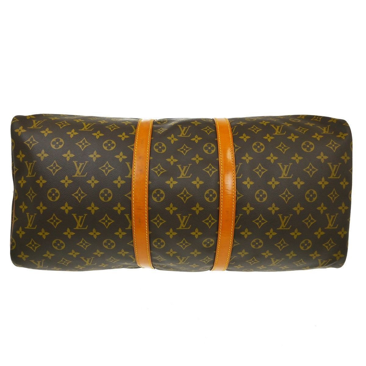 Louis Vuitton Keepall Monogram Canvas, Brown, Canvas, Handbag