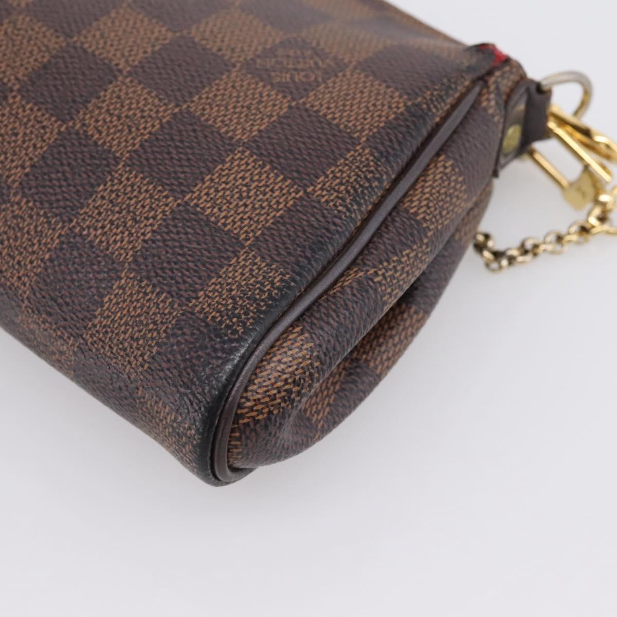 Louis Vuitton Eva Damier, Brown, Canvas, Handbag