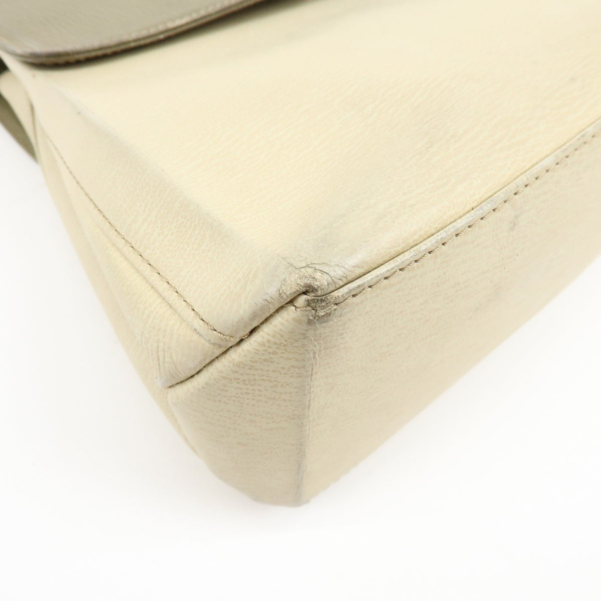 Loewe Vintage Velazquez Top Handle Leather, Beige, Leather, Handbag