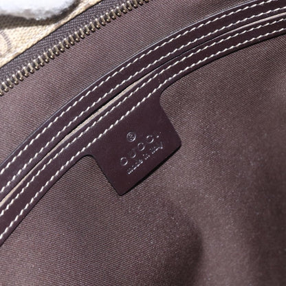 Gucci Zip Top Messenger GG Coated Canvas, Beige, Canvas, Shoulder Bag