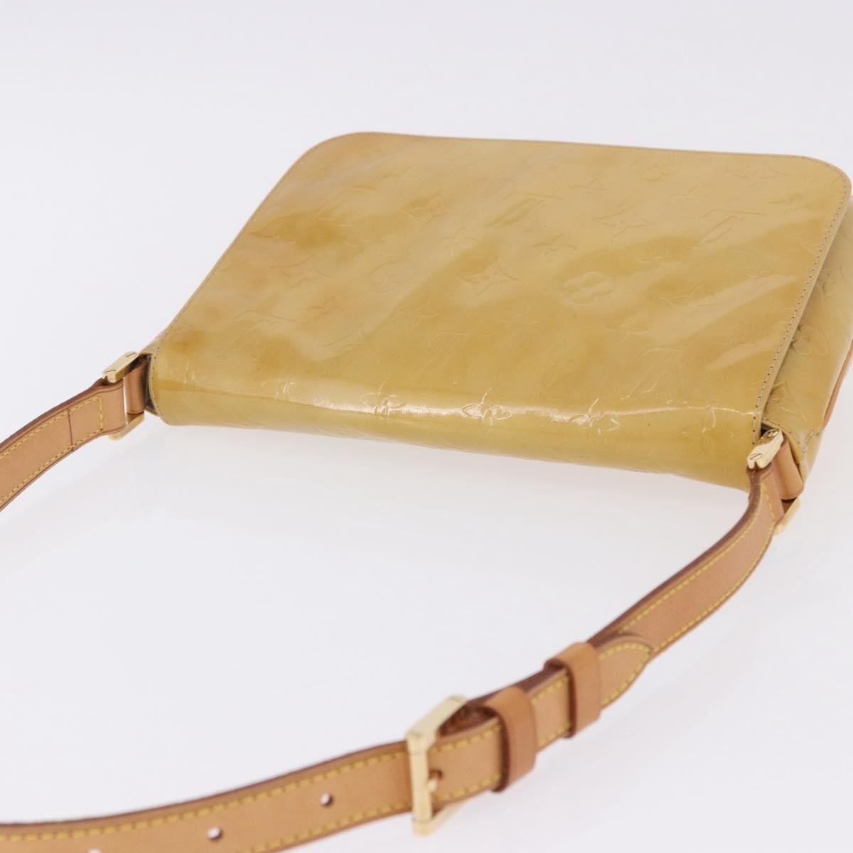 Louis Vuitton Thompson Street Monogram Vernis, Yellow, Patent Leather, Shoulder Bag