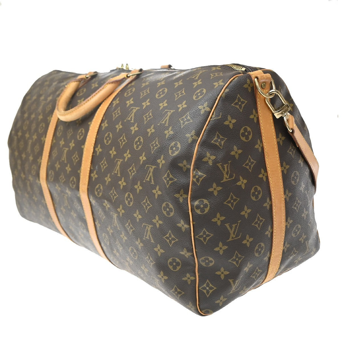 Louis Vuitton Keepall Bandouliere Monogram Canvas, Brown, Canvas, Travel Bag