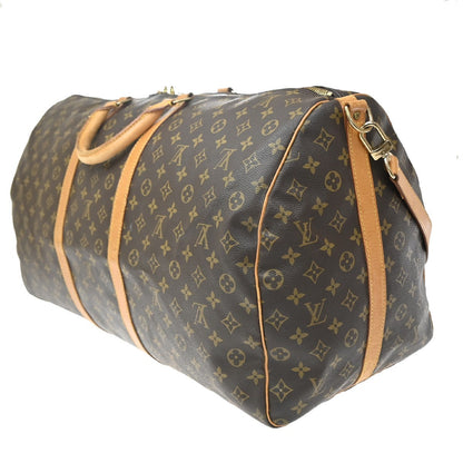 Louis Vuitton Keepall Bandouliere Monogram Canvas, Brown, Canvas, Travel Bag