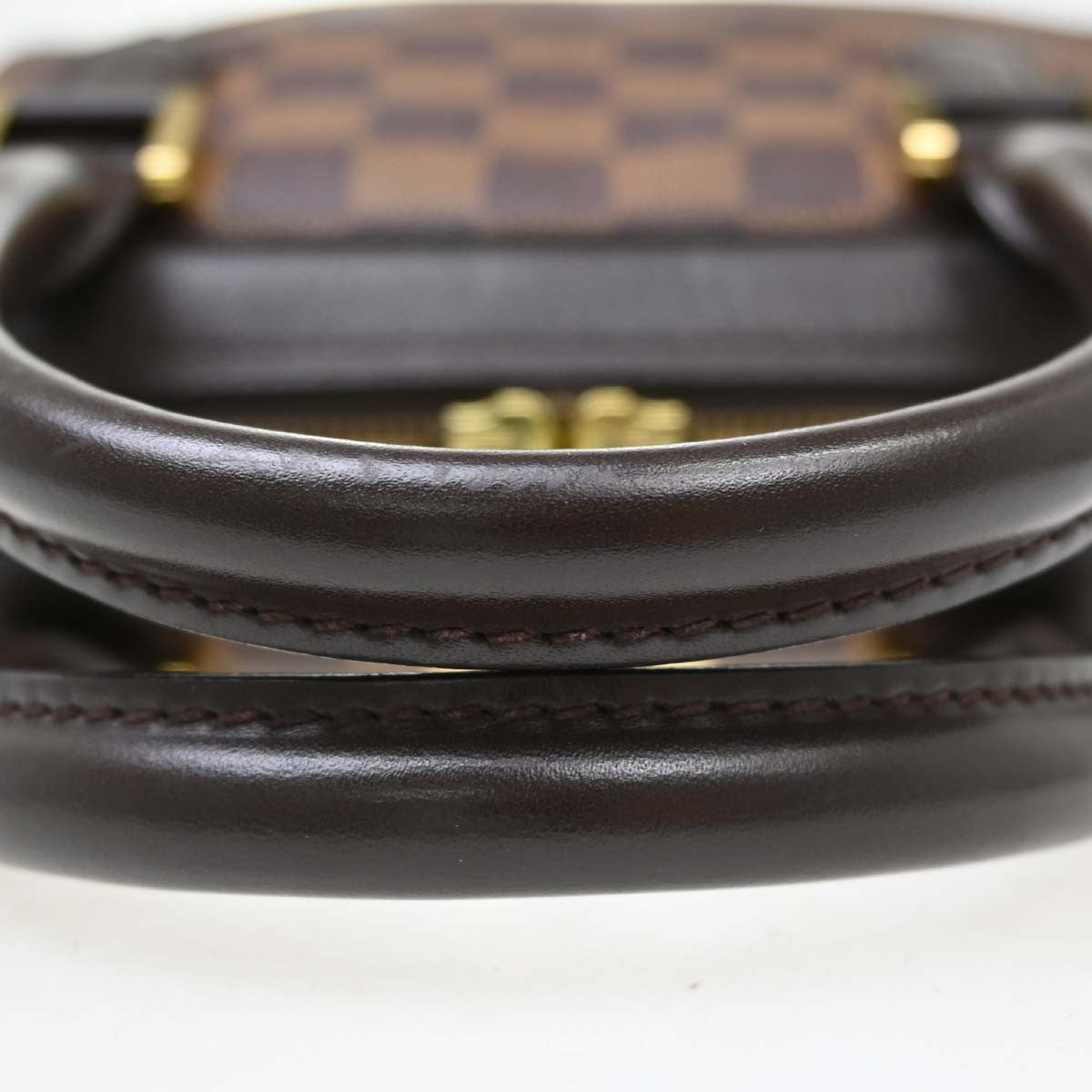 Louis Vuitton Brera Damier, Brown, Canvas, Handbag