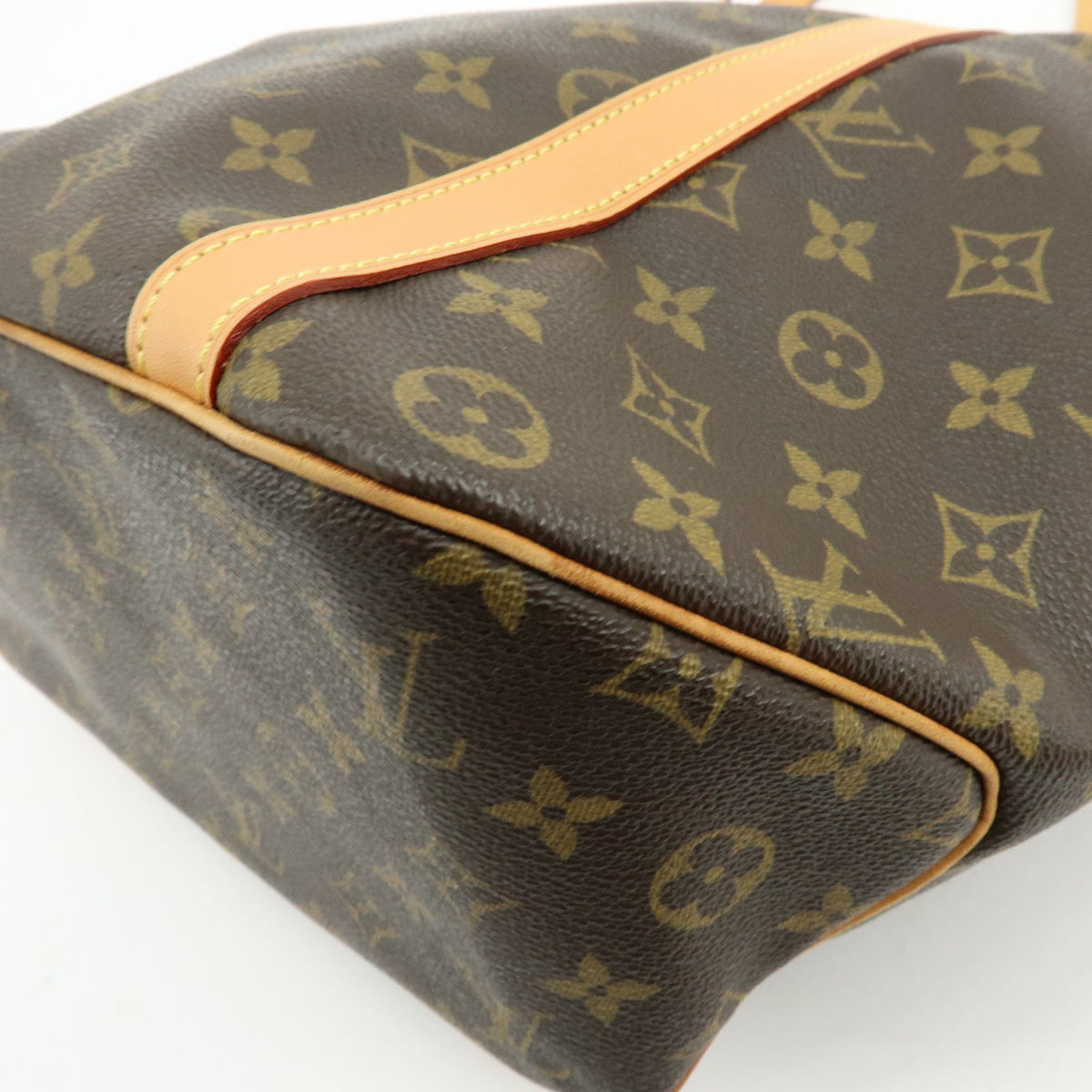 Louis Vuitton Shopping Sac Monogram Canvas, Brown, Canvas, Handbag