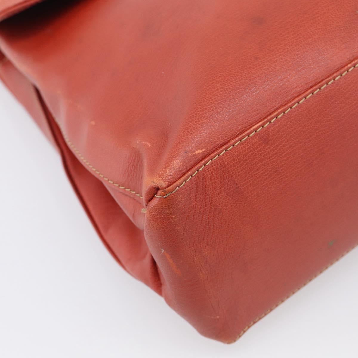 Loewe Vintage Velazquez Top Handle Leather, Orange, Leather, Handbag