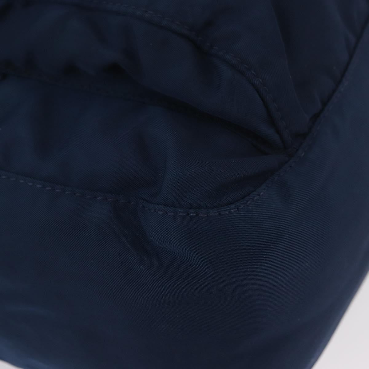 Prada Buckle Messenger Tessuto, Navy, Nylon, Handbag