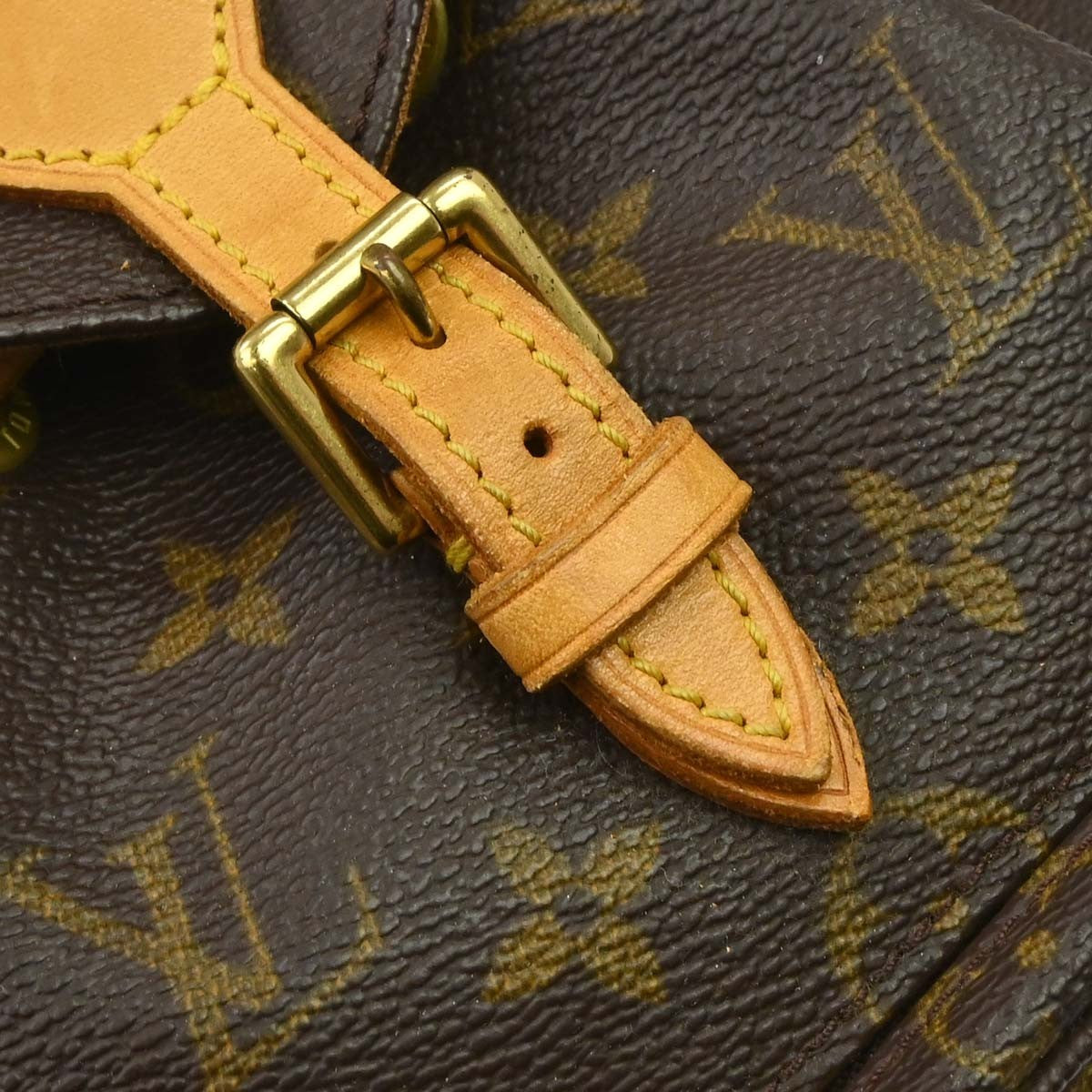 Louis Vuitton Vintage Montsouris Monogram Canvas, Brown, Canvas, Backpack