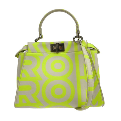 Fendi Peekaboo Leather, Multicolour, Leather, Handbag