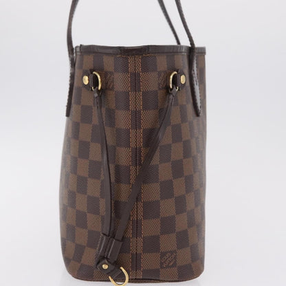 Louis Vuitton Neverfull Damier, Brown, Canvas, Tote Bag