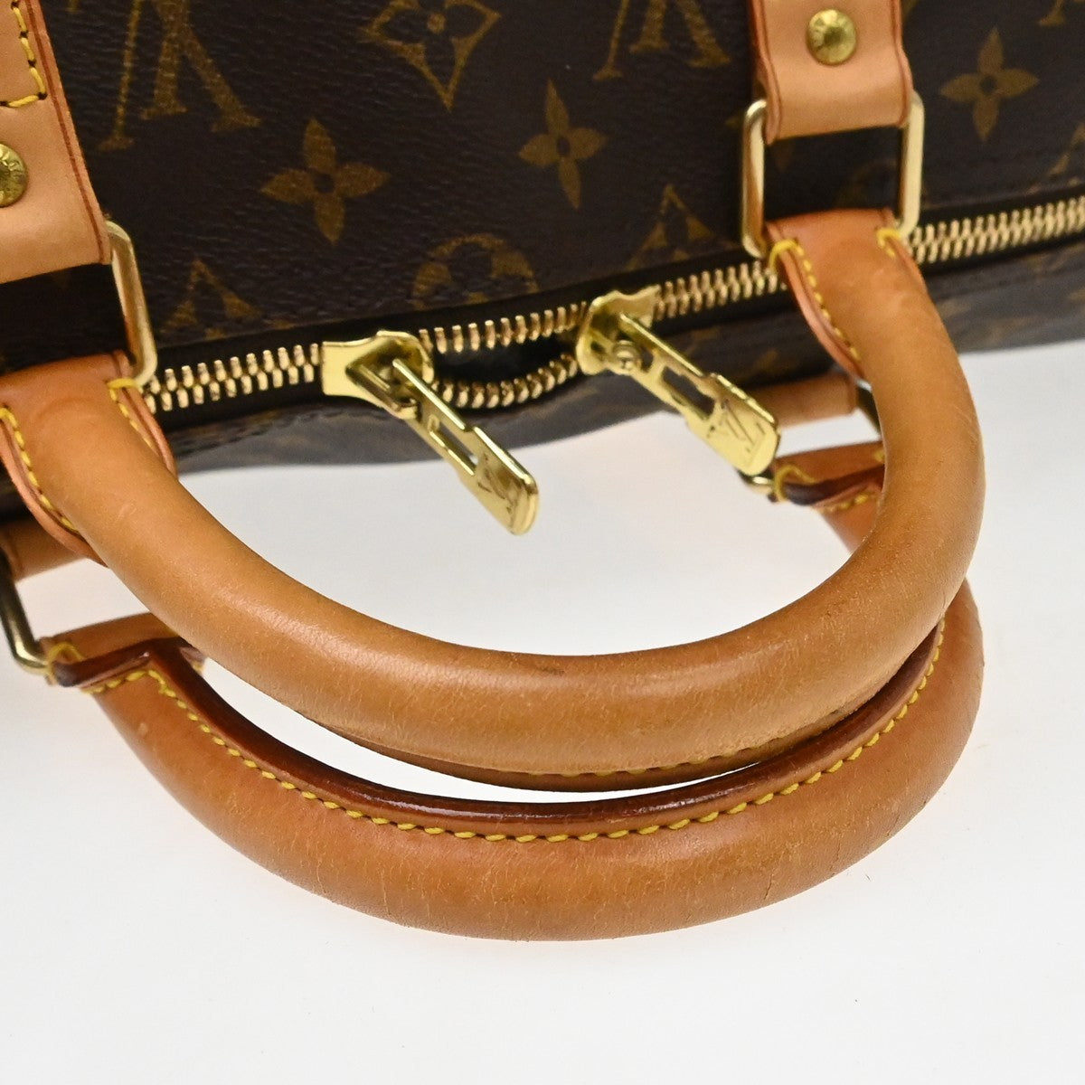 Louis Vuitton Keepall Monogram Canvas, Brown, Canvas, Travel Bag