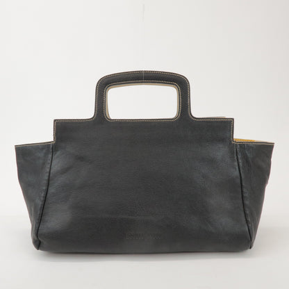 Miu Miu Vintage Leather, Beige, Canvas, Tote Bag