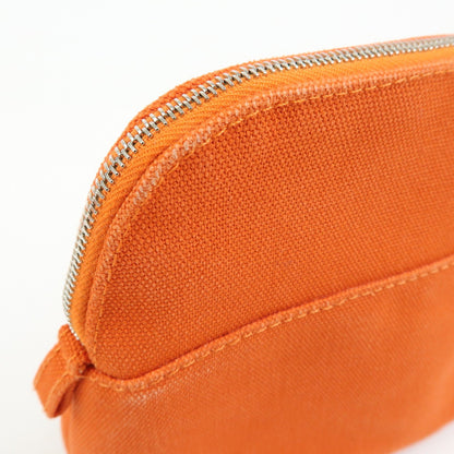 Hermes Bolide Travel Canvas, Orange, Canvas, Clutch