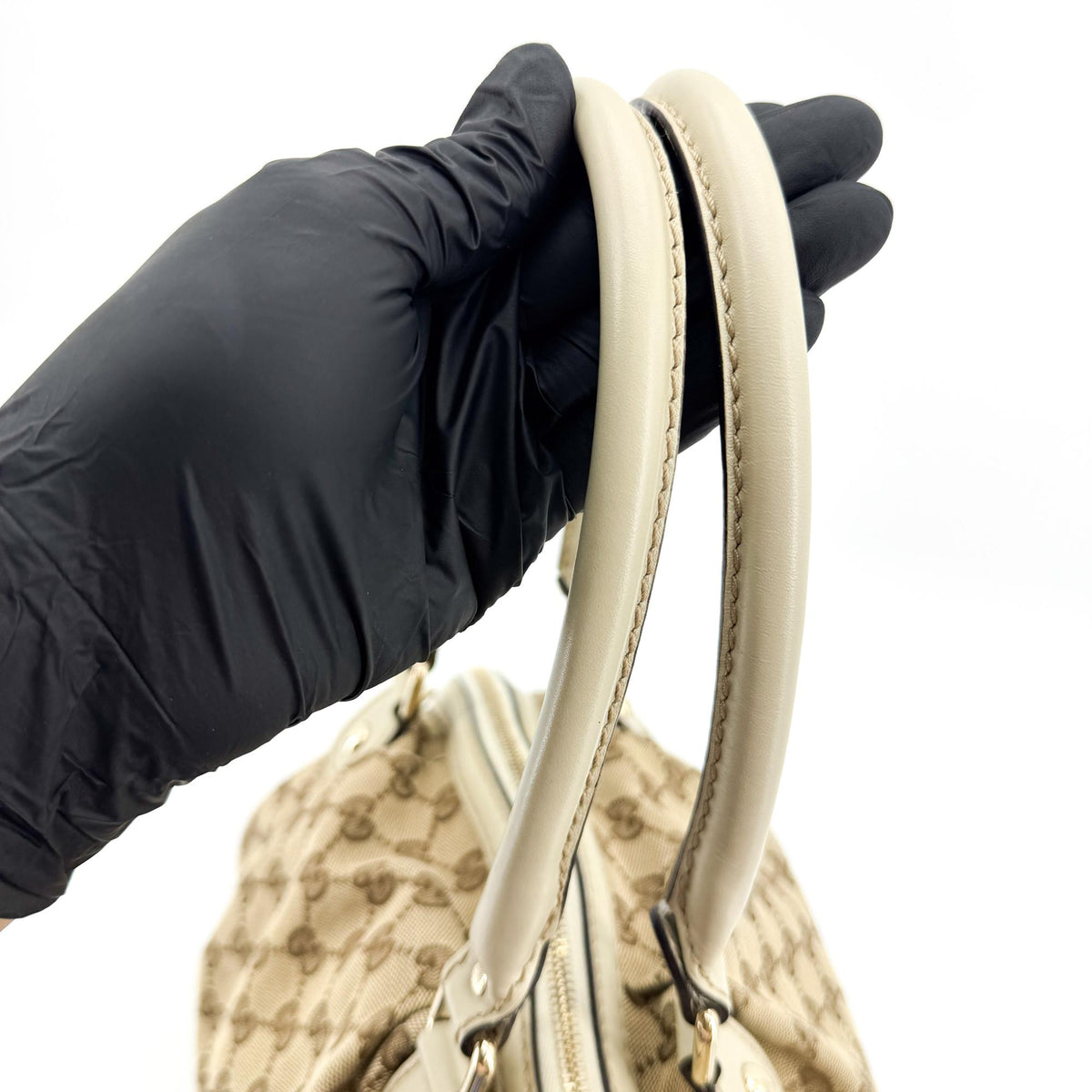 Gucci Sukey Boston GG Canvas, Beige, Canvas, Handbag