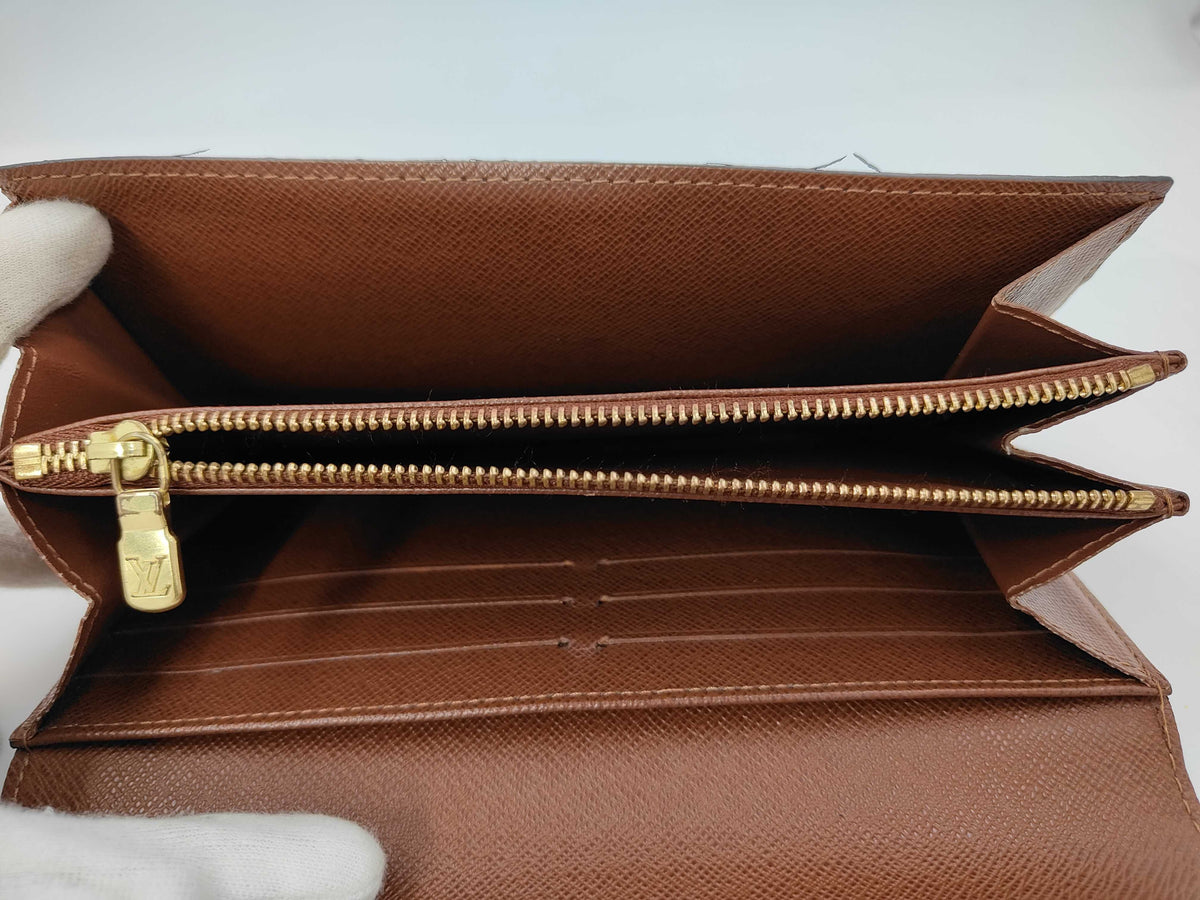 Louis Vuitton Sarah Wallet NM Monogram Canvas, Brown, Canvas, Wallet