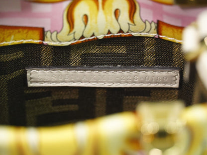Fendi x Versace Fendace Convertible Sunshine Shopper Printed Laminated Leather, Multicolour, Leather, Tote Bag