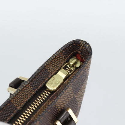 Louis Vuitton Manosque Pochette Damier, Brown, Canvas, Clutch