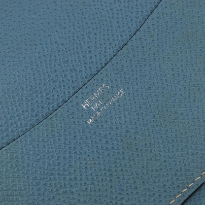 Hermes Vision Agenda Cover Leather, Blue, Leather, Briefcase