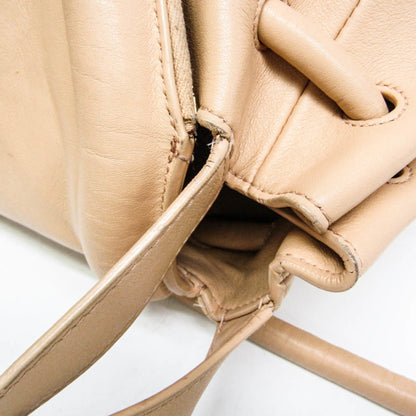 Bottega Veneta Beak Leather, Beige, Leather, Tote Bag