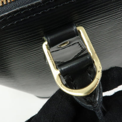Louis Vuitton Alma Epi Leather, Black, Leather, Handbag