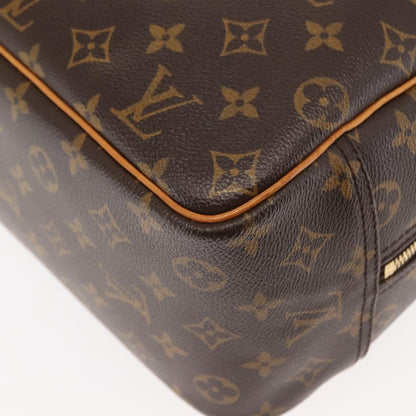 Louis Vuitton Deauville Handbag Monogram Canvas, BROWN, CANVAS, Handbag