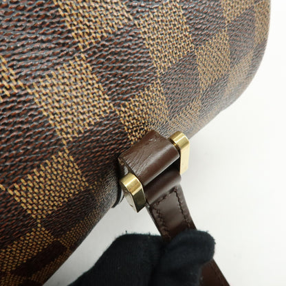 Louis Vuitton Papillon Damier Ebene, Brown, Canvas, Handbag
