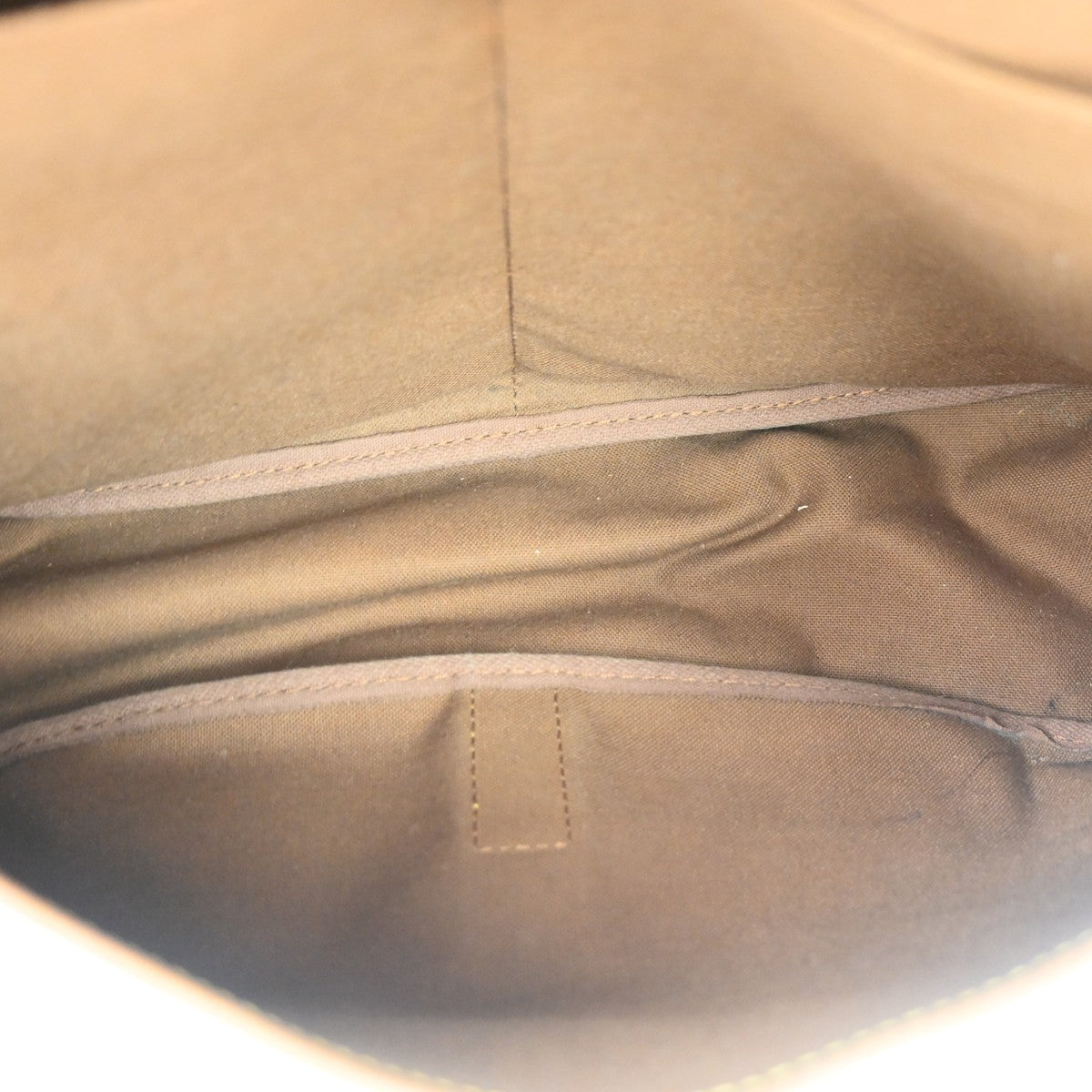 Louis Vuitton Saumur Monogram, Brown, Canvas, Shoulder Bag