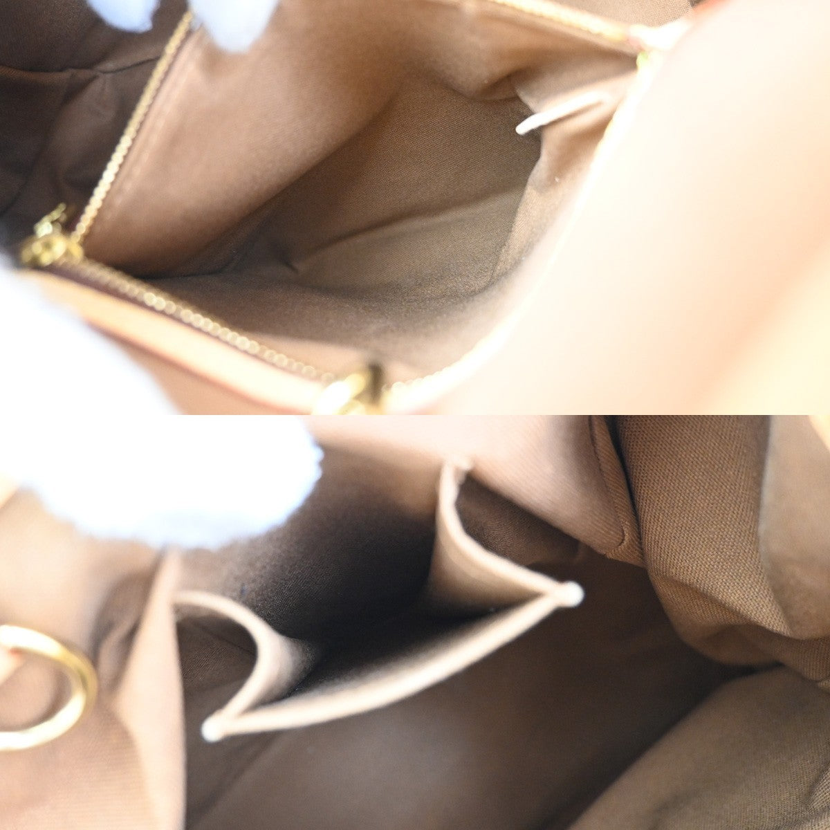 Louis Vuitton Batignolles Monogram Canvas, Brown, Leather, Tote Bag