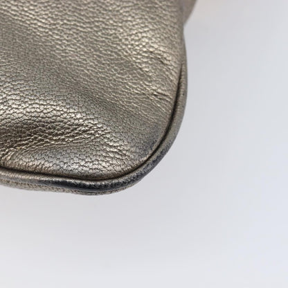 Loewe Front Pocket Leather, Gold, Leather, Crossbody Bag