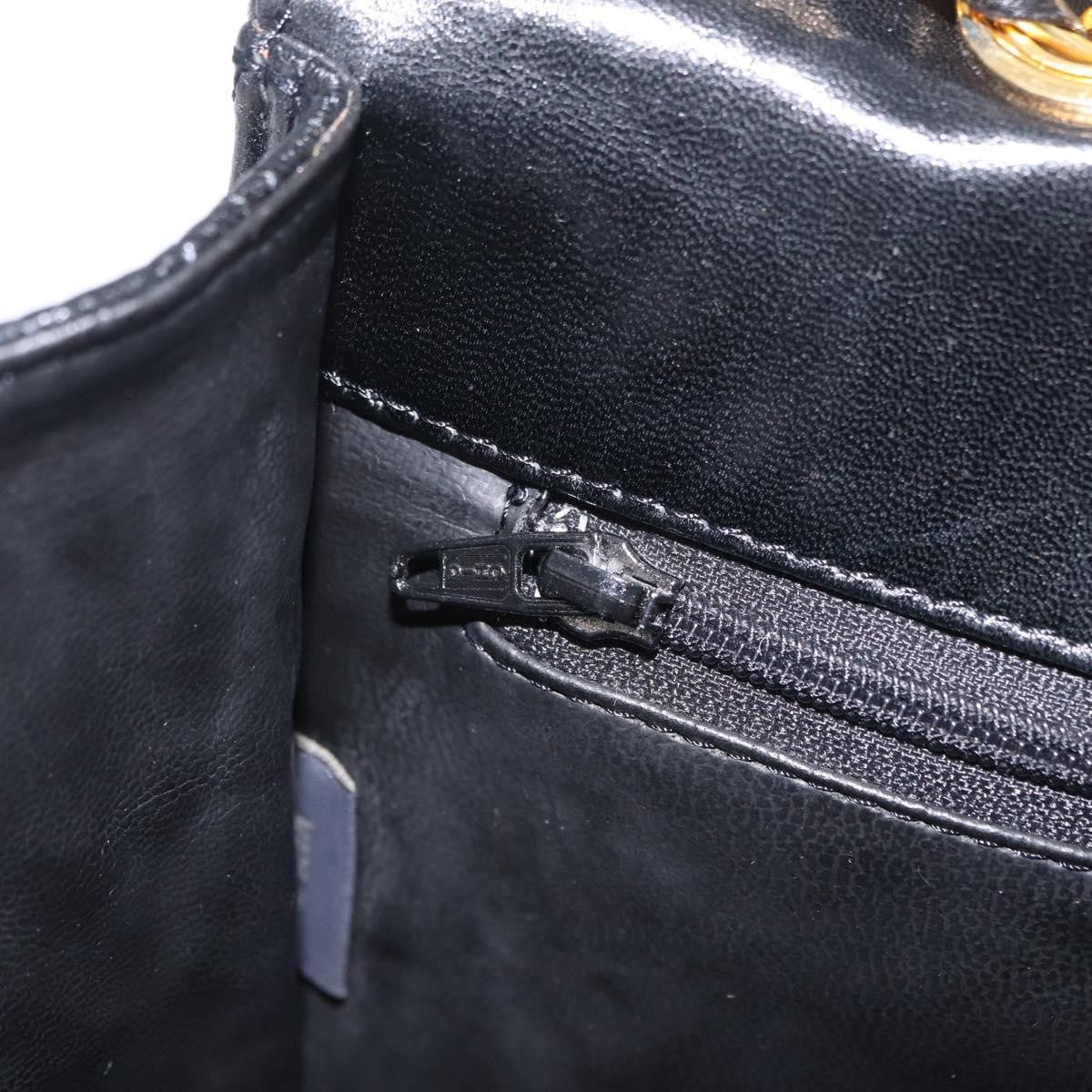 Bally Vintage Quilted Leather, Black, Leather, Shoulder Bag