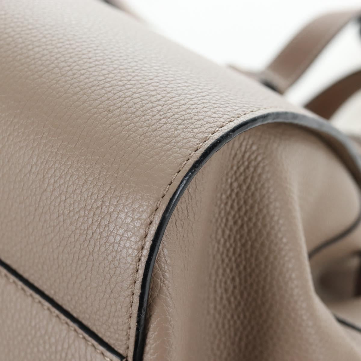 Loewe Hammock Leather, Beige, Leather, Handbag