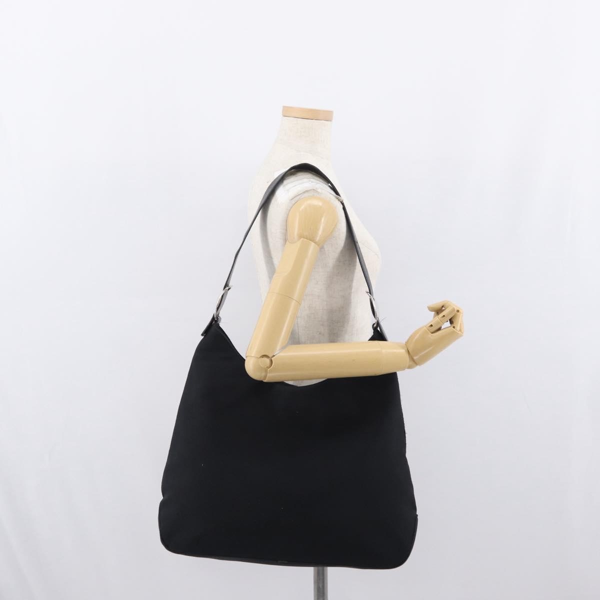 Salvatore Ferragamo Vala Nylon, Black, Nylon, Shoulder Bag