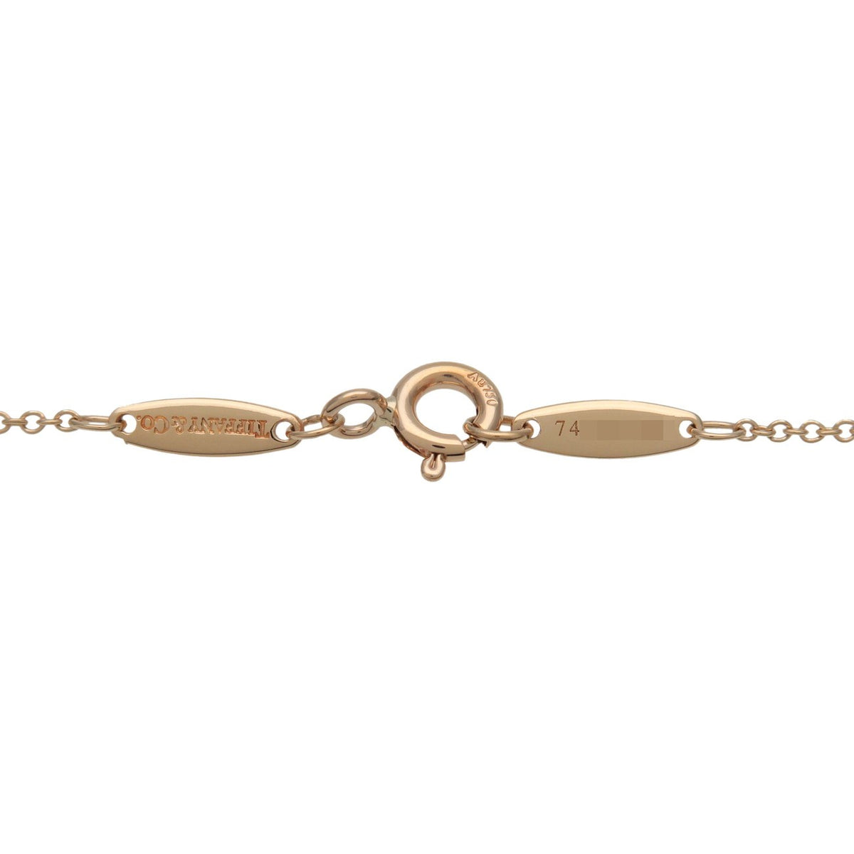 Tiffany & Co. Elsa Peretti Diamonds By The Yard Pendant 18K Yellow Gold with Diamond, Gold, Yellow Gold, Necklace