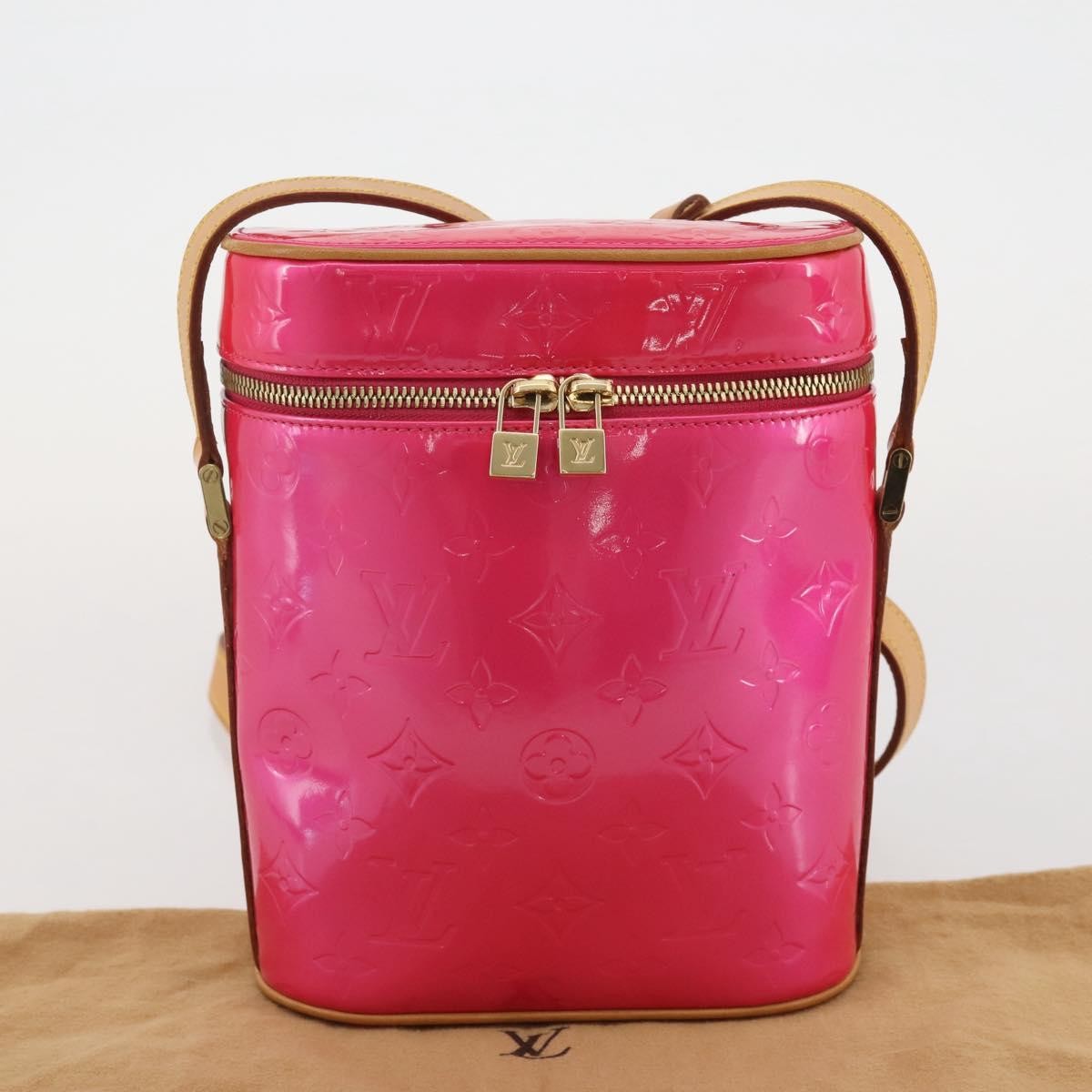 Louis Vuitton Sullivan Monogram Vernis, Pink, Patent Leather, Shoulder Bag