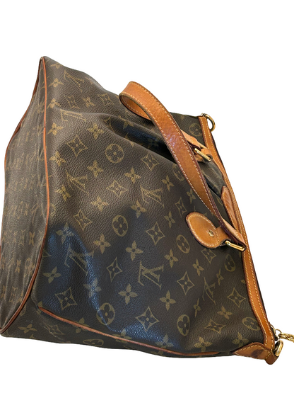 Louis Vuitton Palermo Monogram Canvas, Brown, Canvas, Handbag